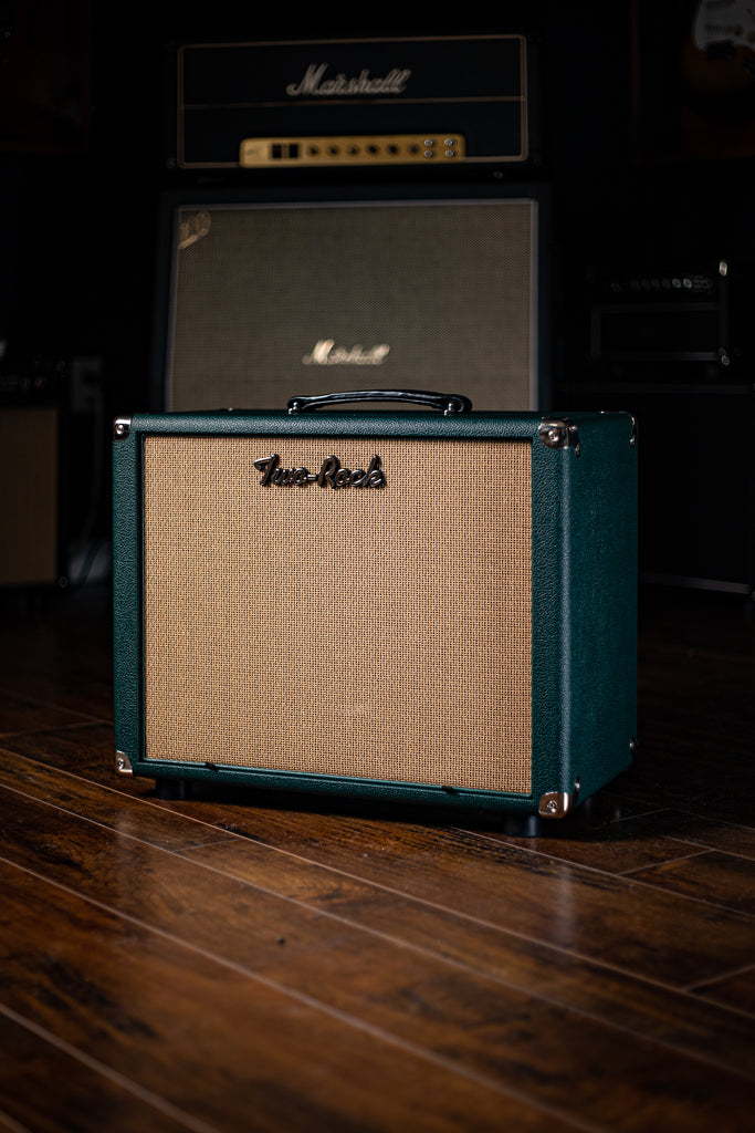 Two-Rock 12-65B 1x12 Extension Cabinet - British Racing Green Tolex, Cane Grill - Walt Grace Vintage