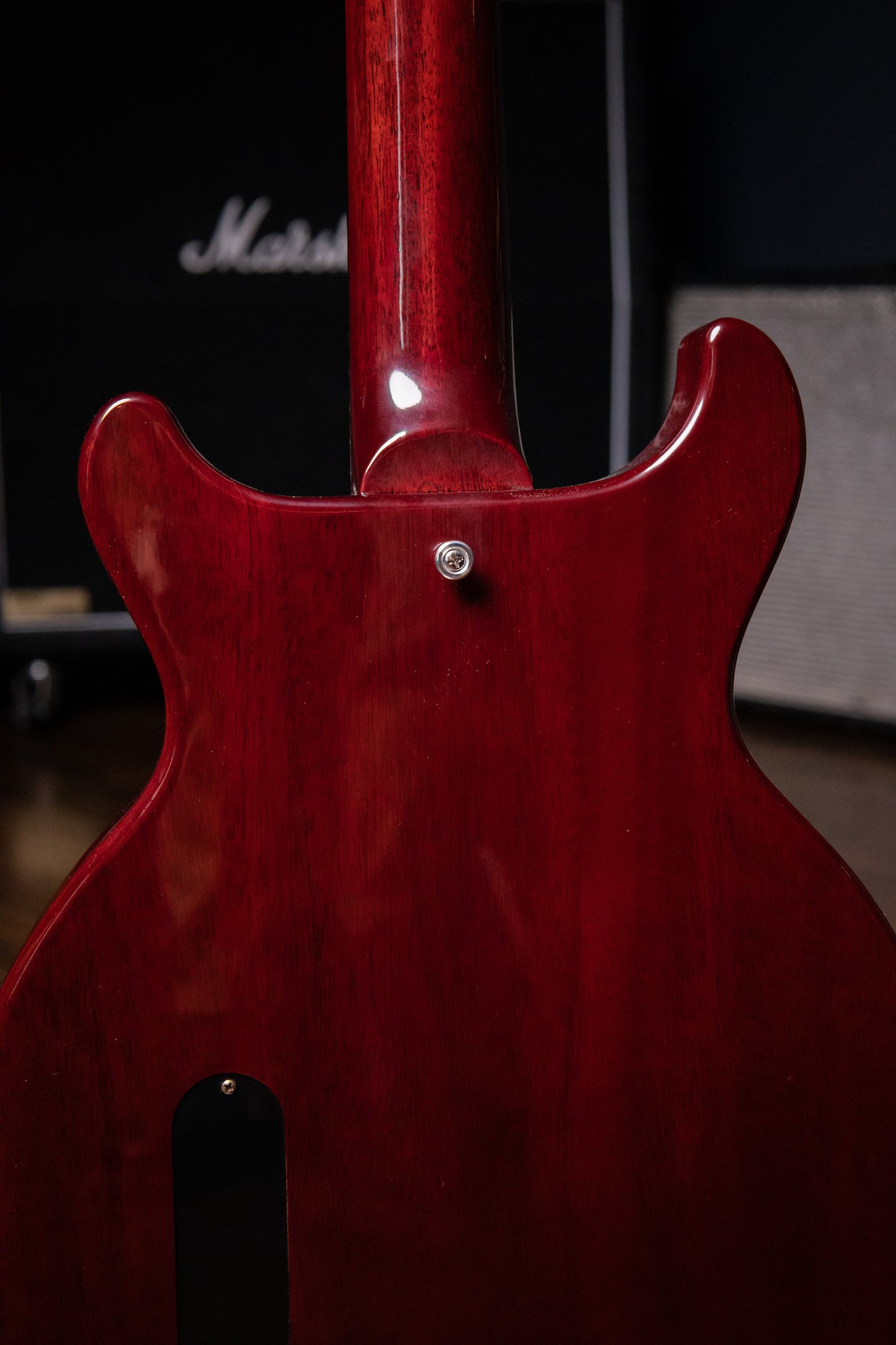 Gibson Custom Shop 1958 Les Paul Junior Double Cut Electric Guitar - Cherry Red