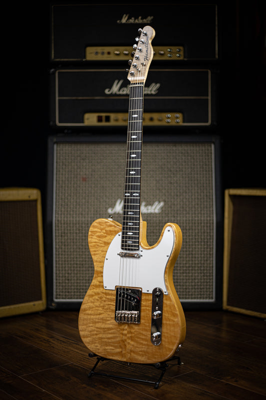 Hamiltone Singlecut / Tele Quilt 2015 Electric Guitar Natural