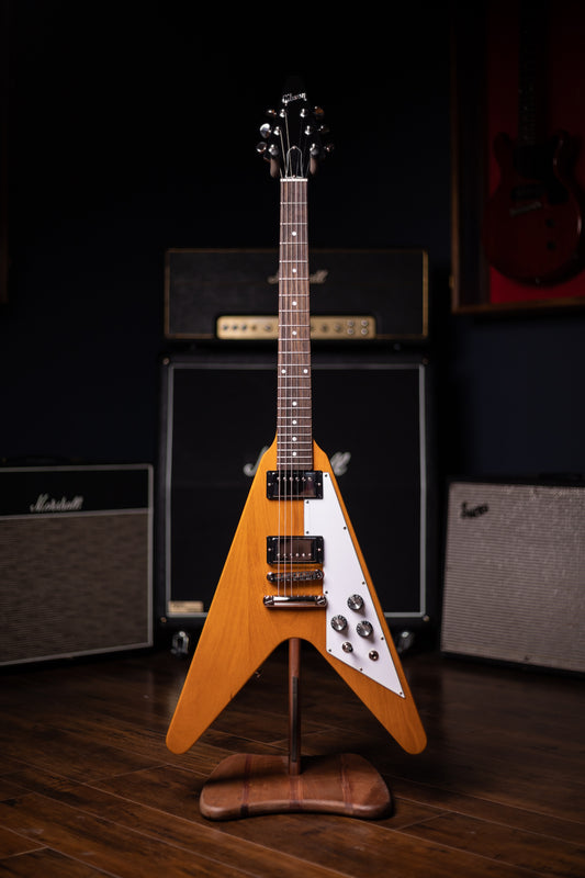 Gibson Flying V Electric Guitar - Antique Natural