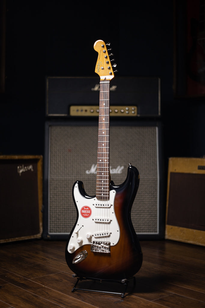 Squier Classic Vibe '60s Stratocaster Left Handed Electric Guitar - 3-Tone Sunburst