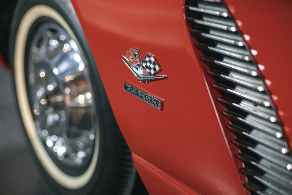 1962 Chevrolet Corvette Convertible “Fuelie” - Roman Red Side