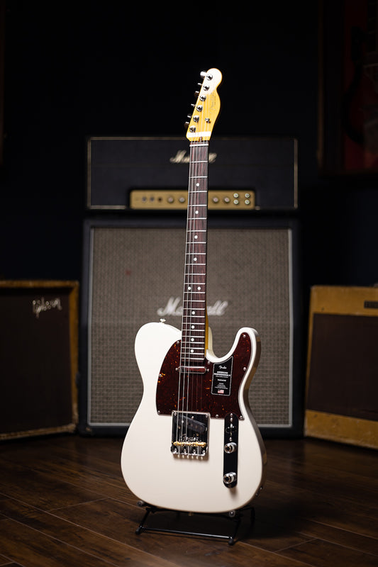 Fender American Professional II Telecaster Electric Guitar - Olympic White