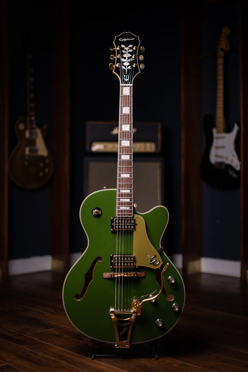 Epiphone Emperor Swingster Electric Guitar - Forest Green Metallic – Walt  Grace Vintage