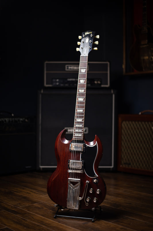 Gibson Custom Shop 60th Anniversary 1961 SG Les Paul Standard VOS Electric Guitar - Cherry Red