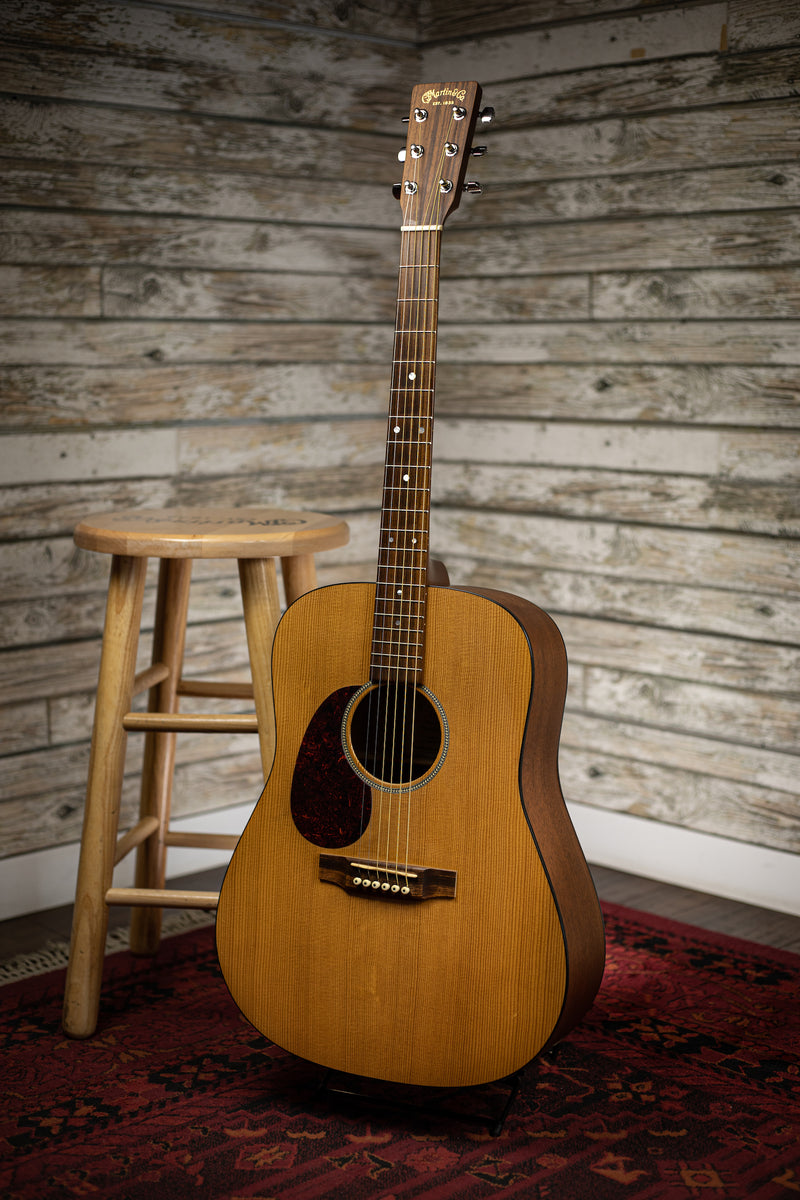 2003 Martin DM Mahogany Left Handed Acoustic Guitar - Natural