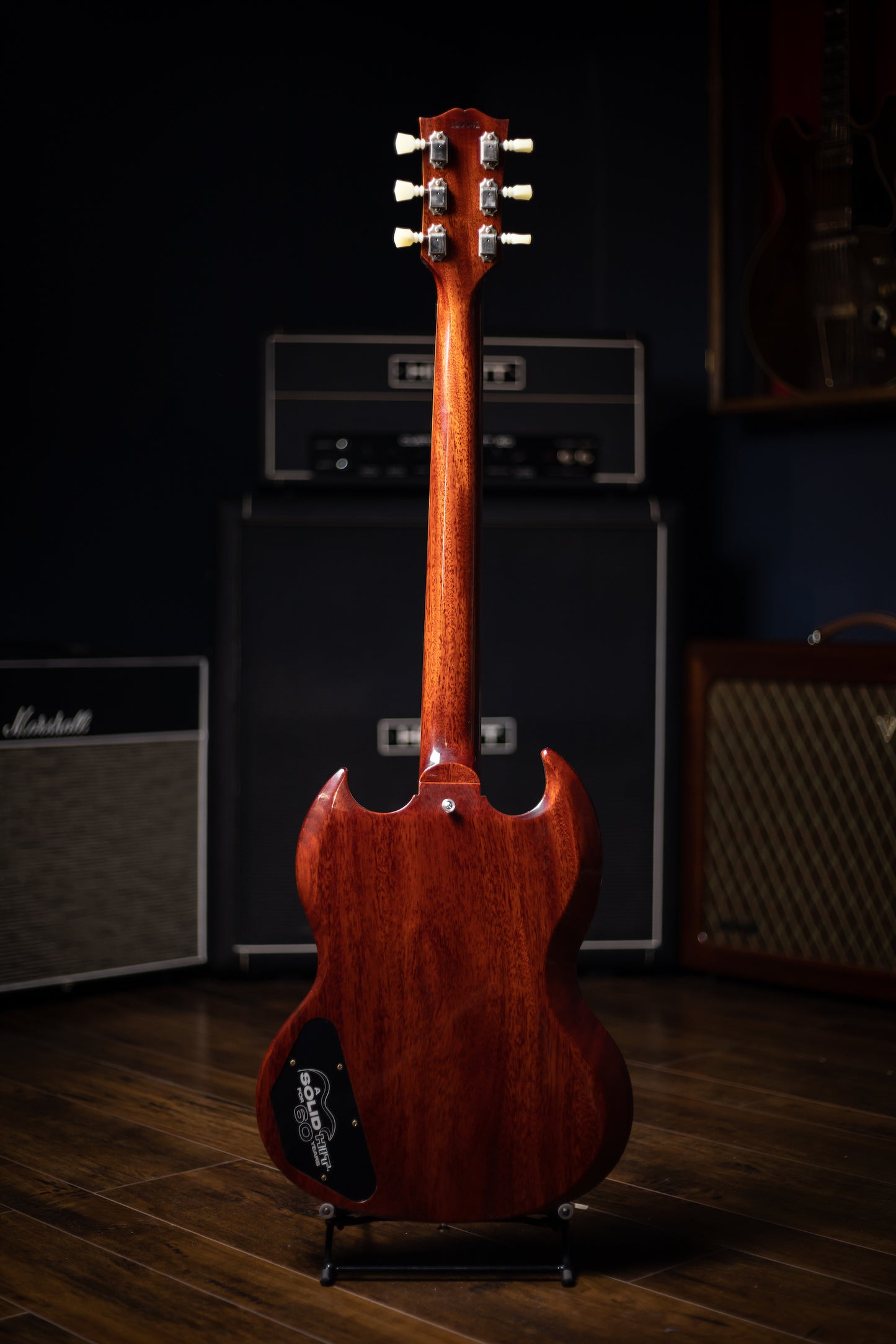 Gibson Custom Shop 60th Anniversary 1961 SG Les Paul Standard VOS Electric Guitar - Cherry Red