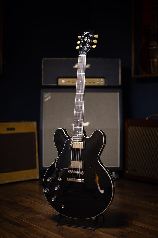 Gibson ES-335 Left Handed Electric Guitar - Vintage Ebony
