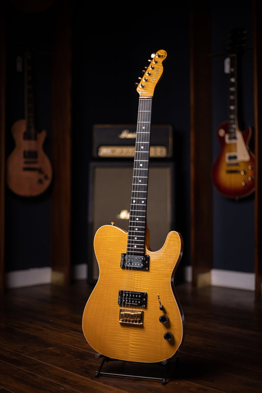 1996 Fender Nokie Edwards Owned Signature MIJ Electric Guitar - Amber Flame