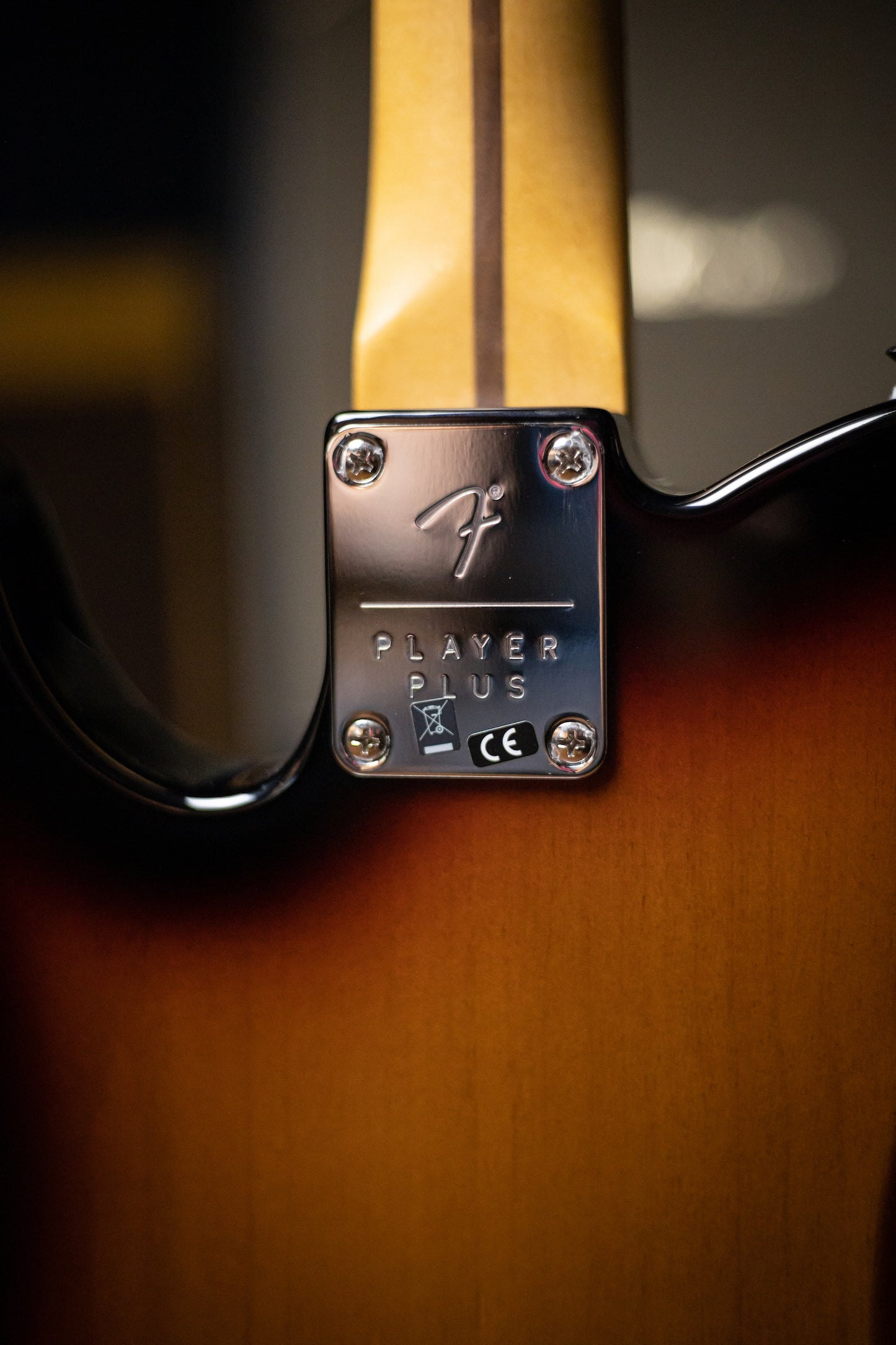 Fender Player Plus Nashville Telecaster Electric Guitar - 3 Tone Sunburst