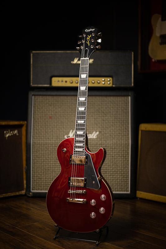Epiphone Les Paul Modern Electric Guitar - Vintage Sparkling Burgundy