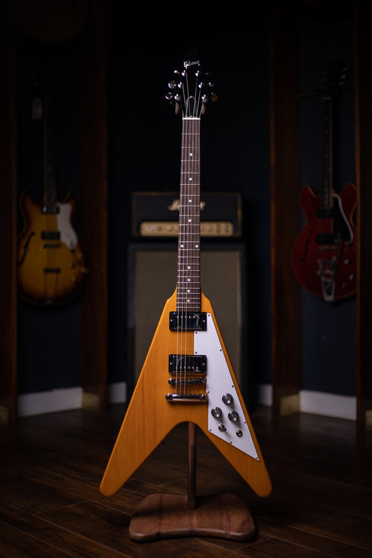 Gibson Flying V Electric Guitar - Antique Natural