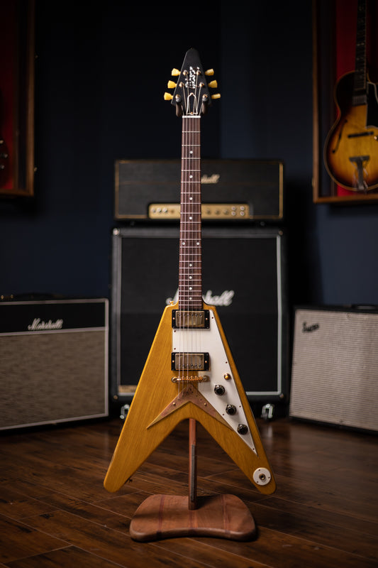 2021 Gibson Custom Shop Korina Flying V Electric Guitar - Serial #81056