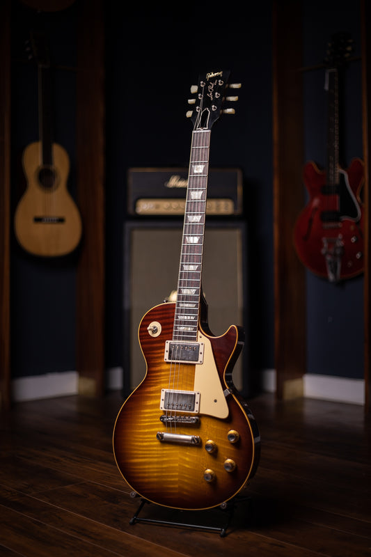Gibson Custom Shop 1960 Les Paul Reissue Electric Guitar - VOS Iced Tea Burst