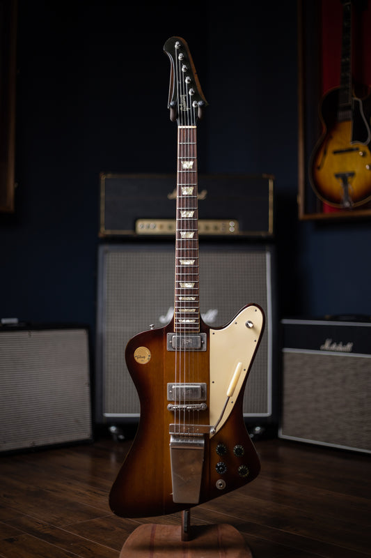 1972 Gibson Firbird V Gold Medalion Electric Guitar - Sunburst
