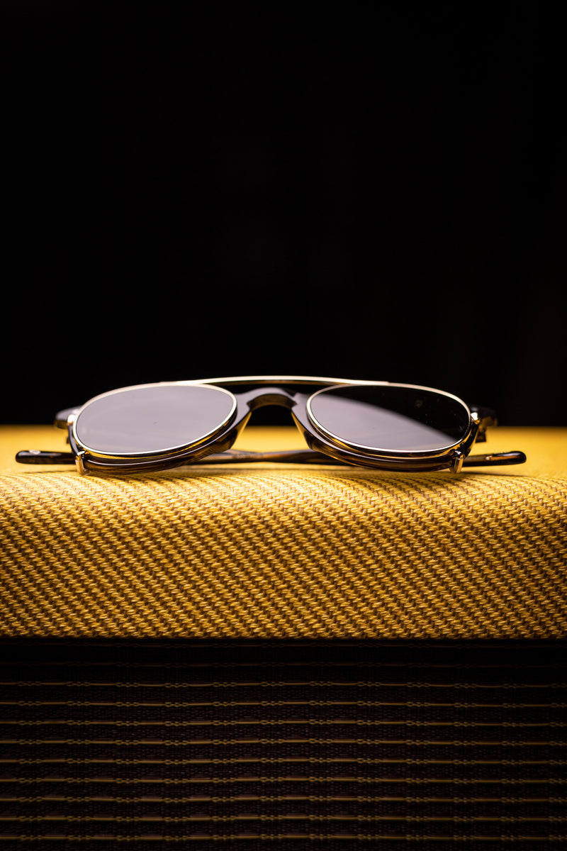 Johann Wolff | Kepler 48 Clip - Miami Eyewear Gold - Green