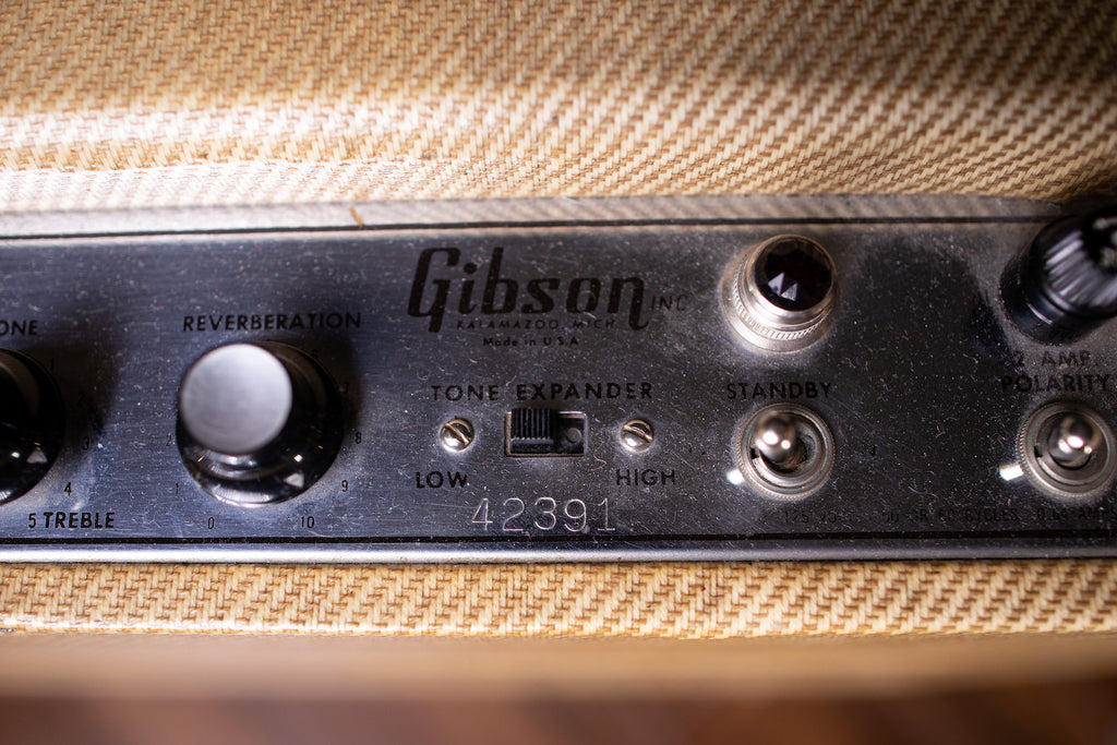 1961 Gibson Invader GA-30V Combo Amp - Tweed - Walt Grace Vintage