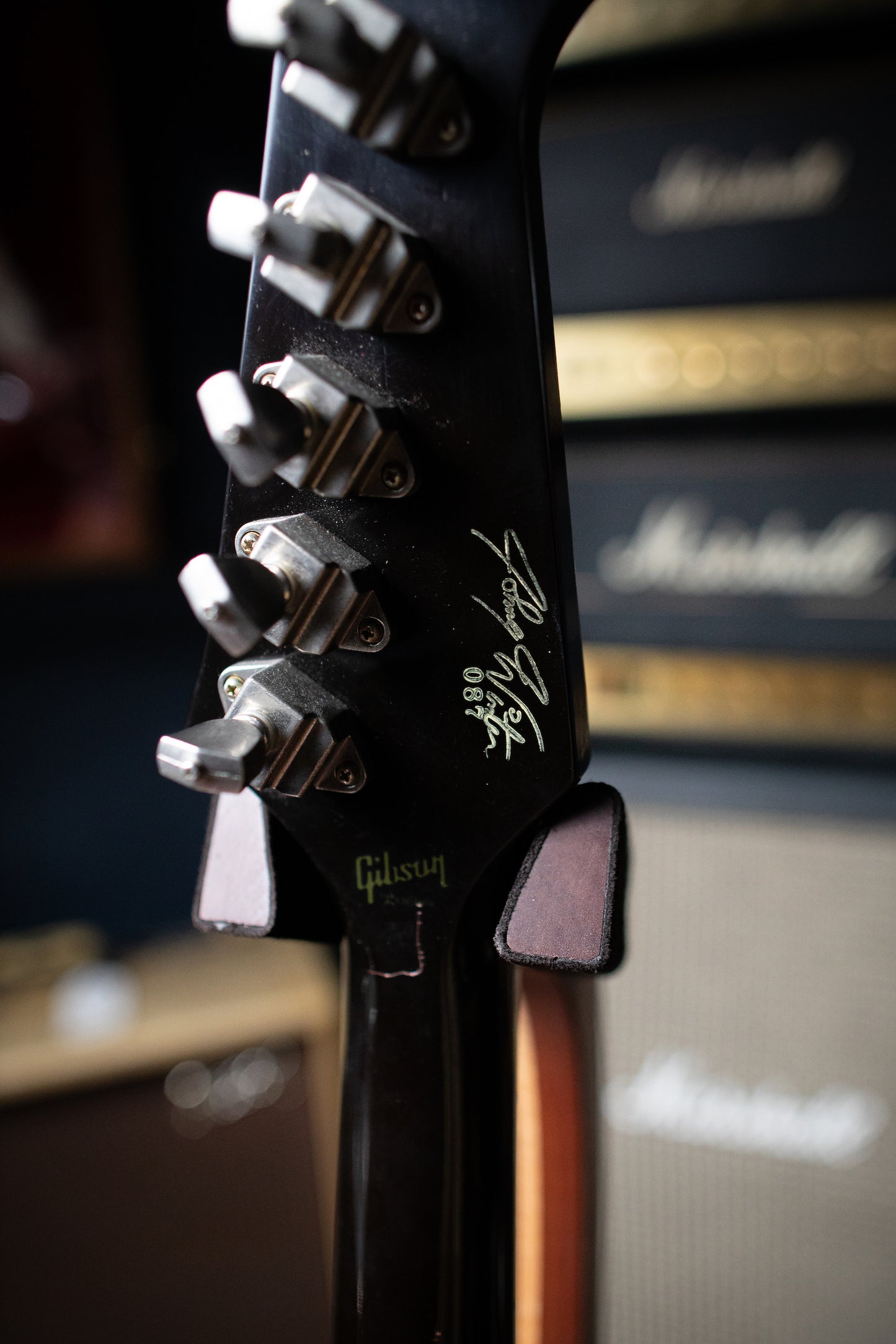 2009 Gibson Custom Shop Signature Johnny Winter '63 Firebird V Aged Electric Guitar - Vintage Sunburst - Walt Grace Vintage