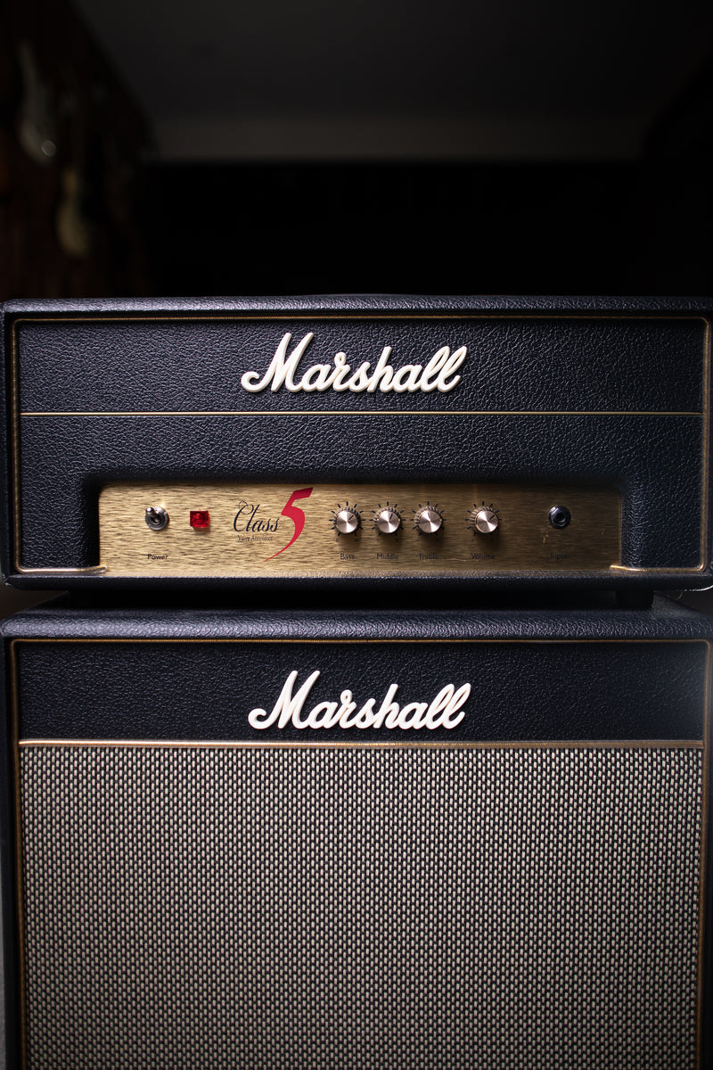 2011 Marshall Class 5 Tube Head and Extension Cabinet – Walt