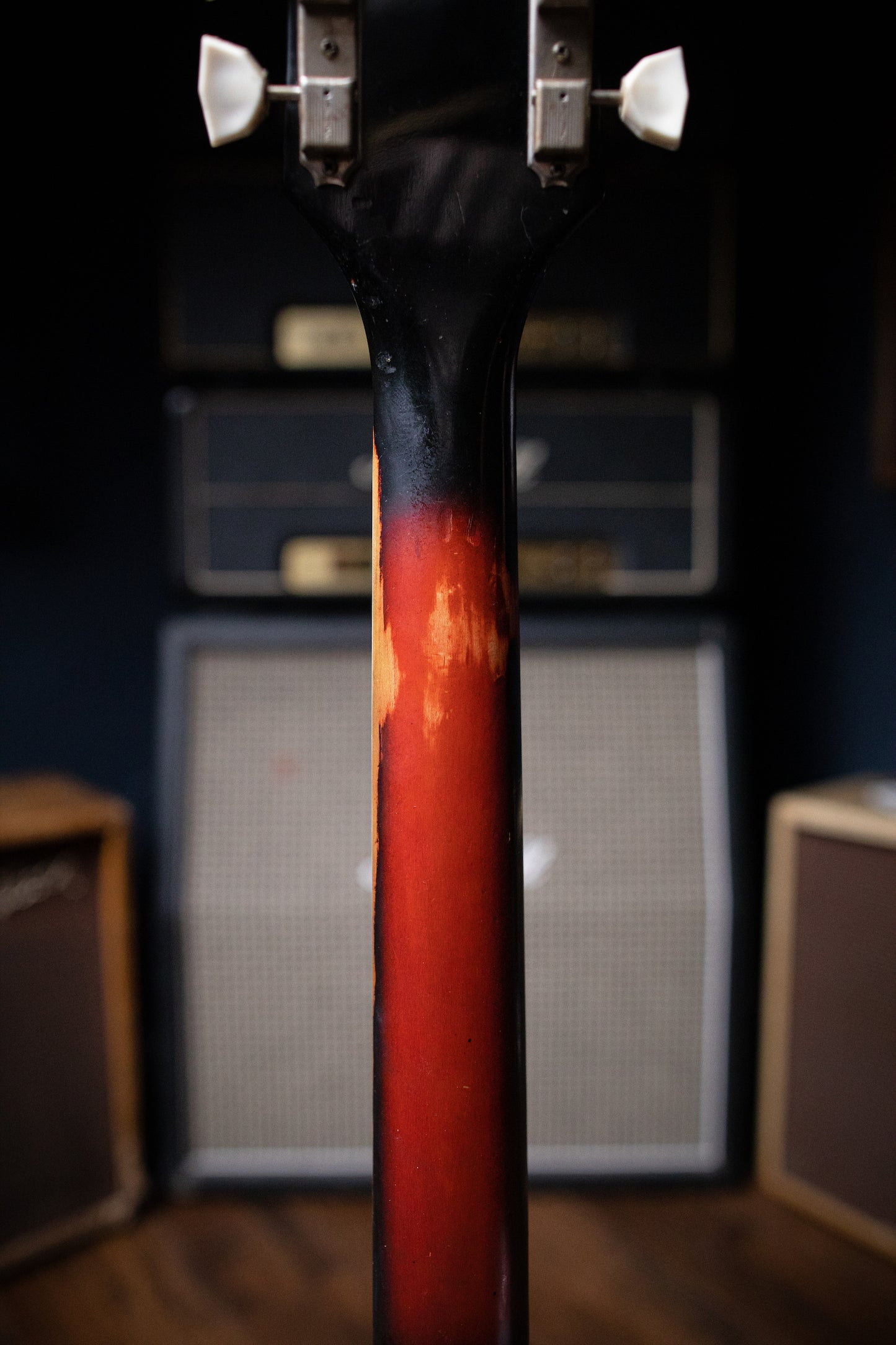 1964 National Val Pro 82 Electric Guitar - Red Burst - Walt Grace Vintage