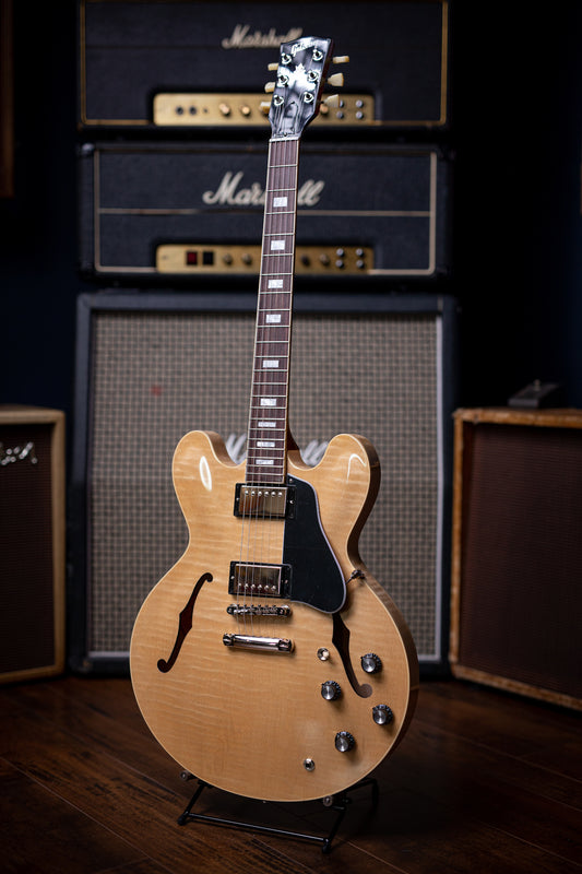 Gibson ES-335 Figured Electric Guitar - Antique Natural - Walt Grace Vintage