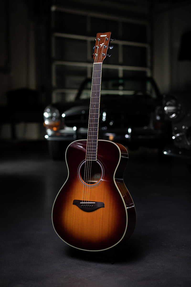 Yamaha FS-TA TransAcoustic Concert Acoustic Guitar - Brown Sunburst