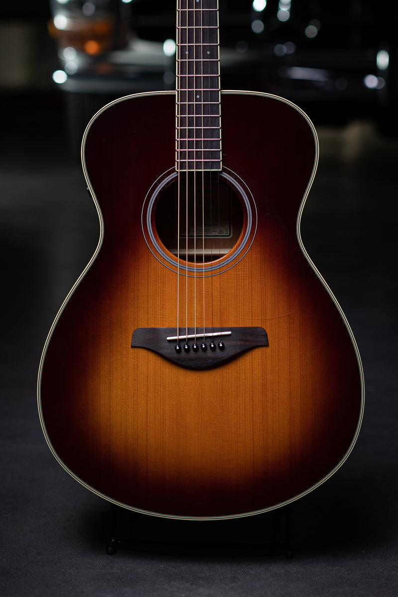 Yamaha FS-TA TransAcoustic Concert Acoustic Guitar - Brown Sunburst