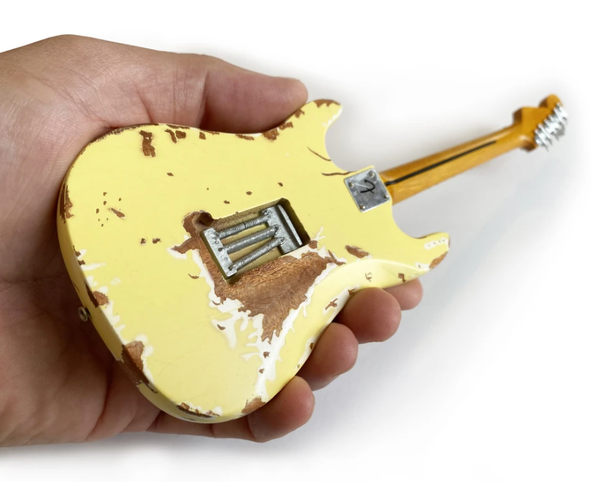 Yngwie Malmsteen "Play Loud" Licensed Fender Stratocaster Mini Guitar