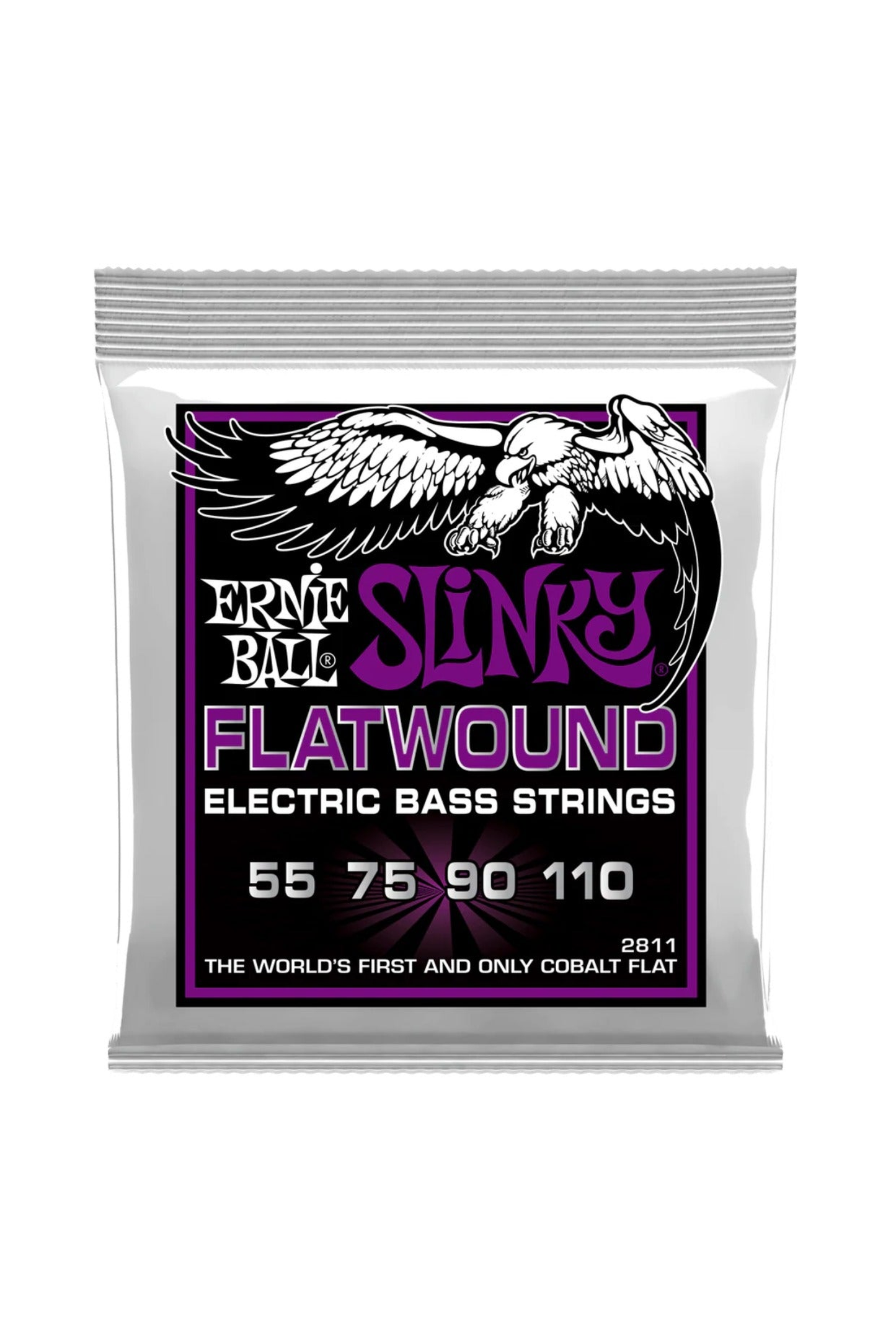 Ernie Ball 2811 Power Slinky Flat Wound Electric Bass 4 String