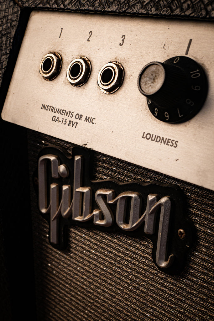 1966 Gibson GA-15 RVT Combo Amp - Black - Walt Grace Vintage