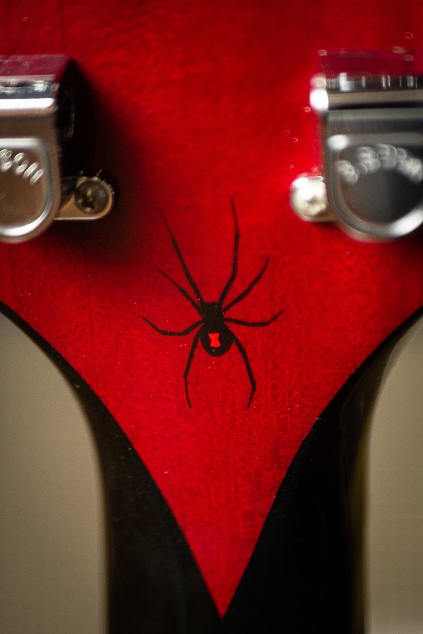 2009 Gibson LPR7 Black Widow Les Paul - Black/Red