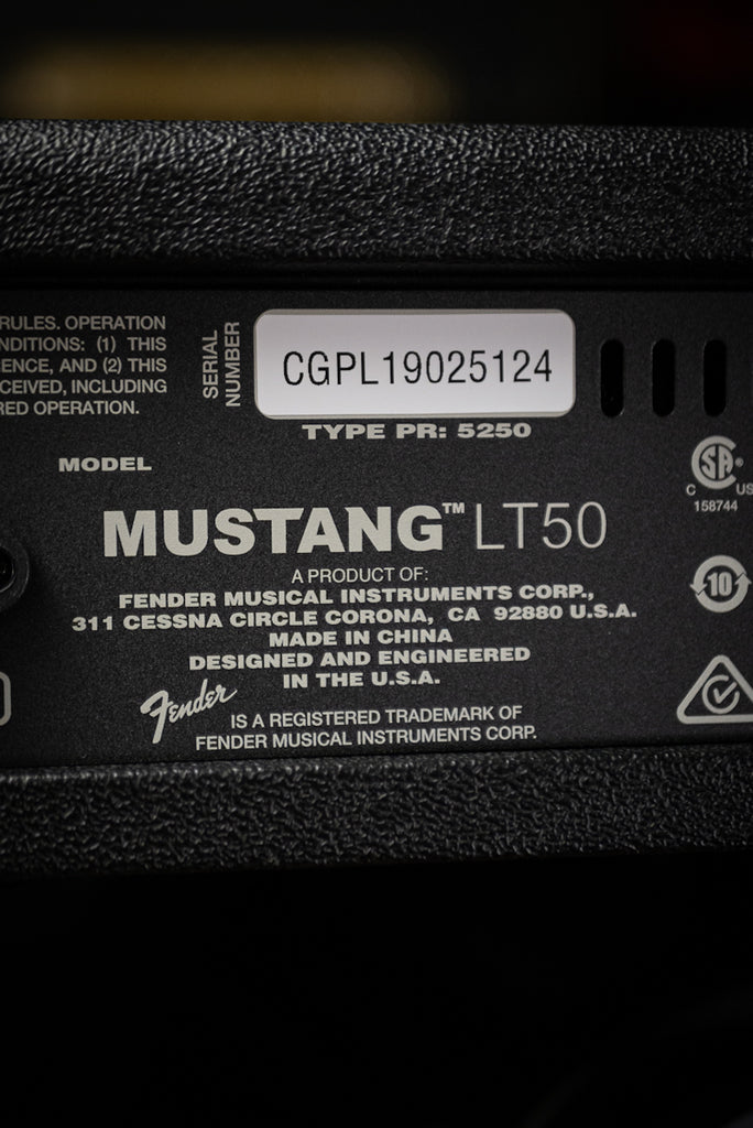Fender Mustang LT50 Amp - Black