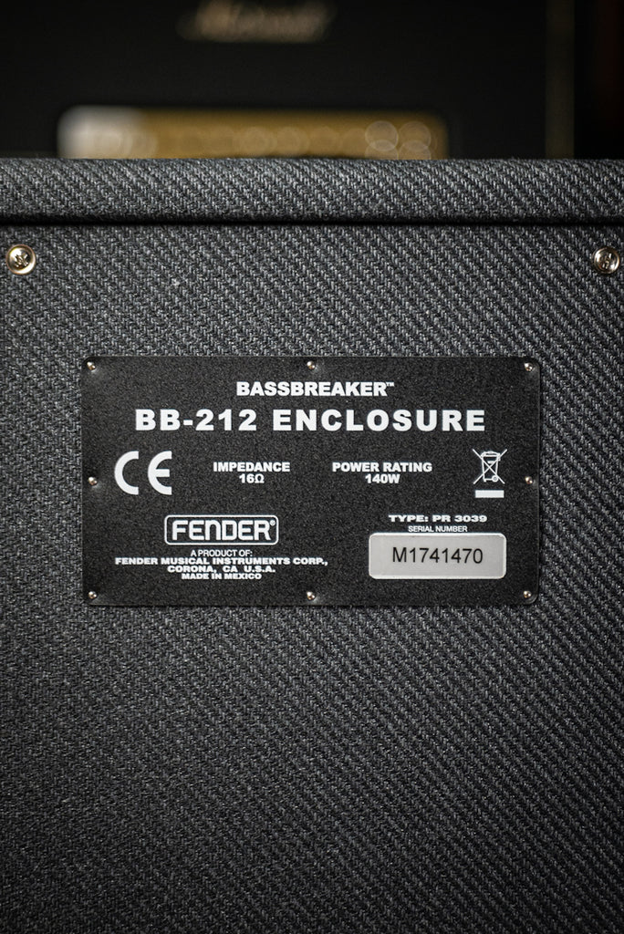 Fender Bassbreaker BB 212 Enclosure Amp - Grey Tweed