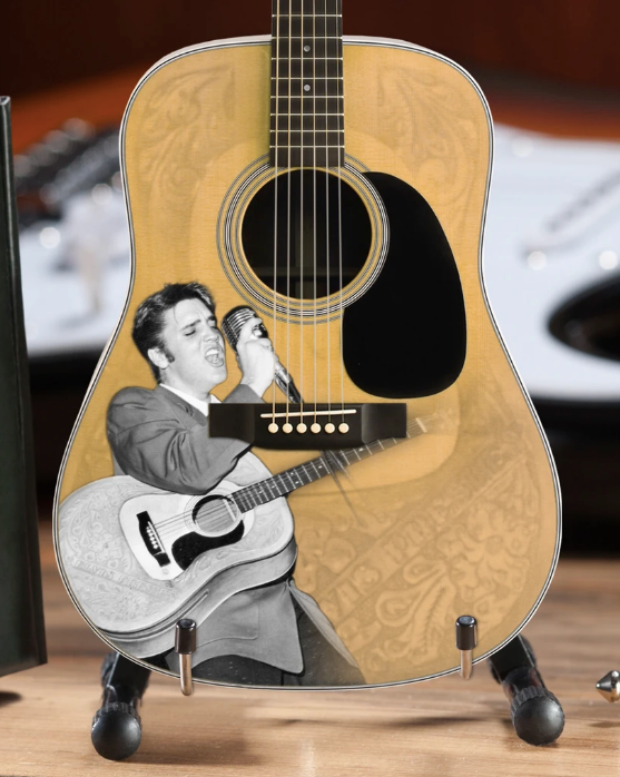 Elvis Presley 55' Tribute Acoustic Mini Guitar - Walt Grace Vintage