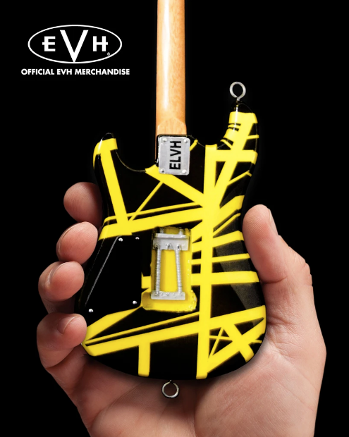 EVH Black & Yellow VH2 "Bumblebee" Eddie Van Halen - Mini Guitar