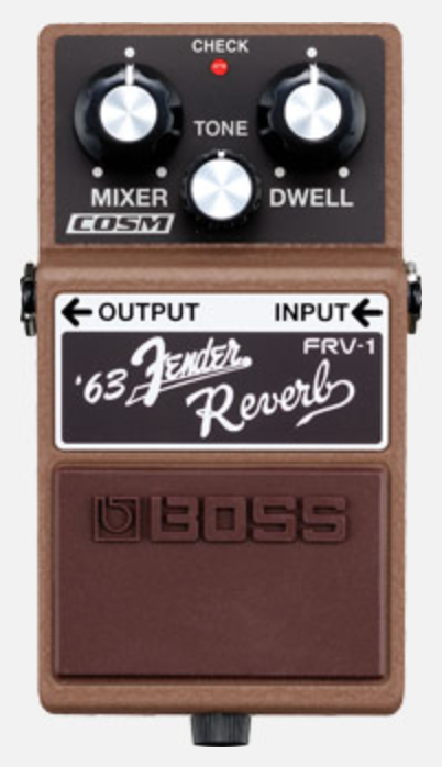 Used BOSS FRV-1 Fender '63 Reverb Amp Pedal