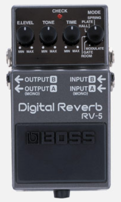 Used BOSS RV-5 Digital Reverb