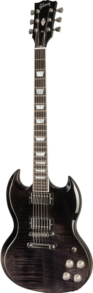 Gibson SG Modern Figured Electric Guitar - Trans Black Fade