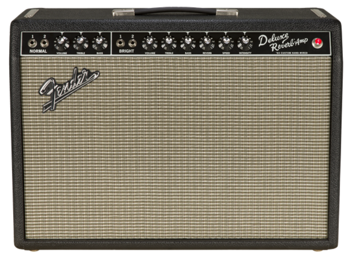 Fender '64 Custom Deluxe Reverb 120V Combo Amp - Black