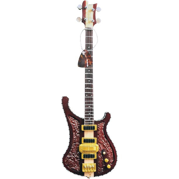 Lemmy's Signature Carved Bass - Mini Guitar - Walt Grace Vintage