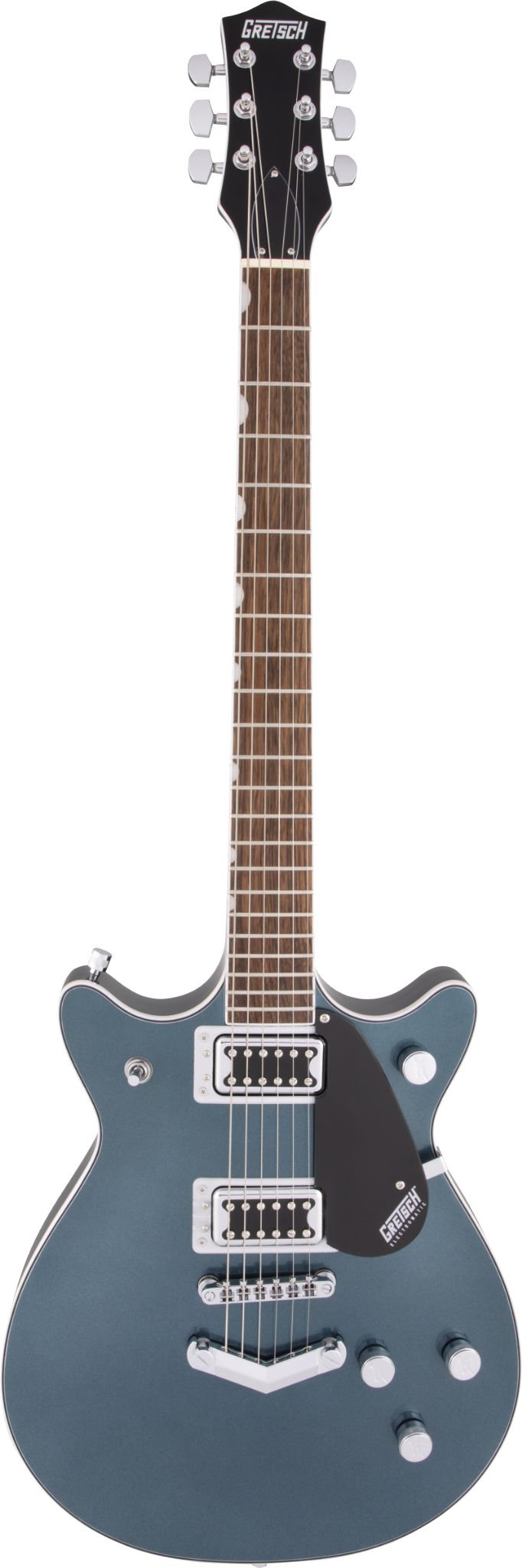 Gretsch G5222 Electromatic® Double Jet™ BT With V-Stoptail Electric Guitar - Jade Grey Metallic