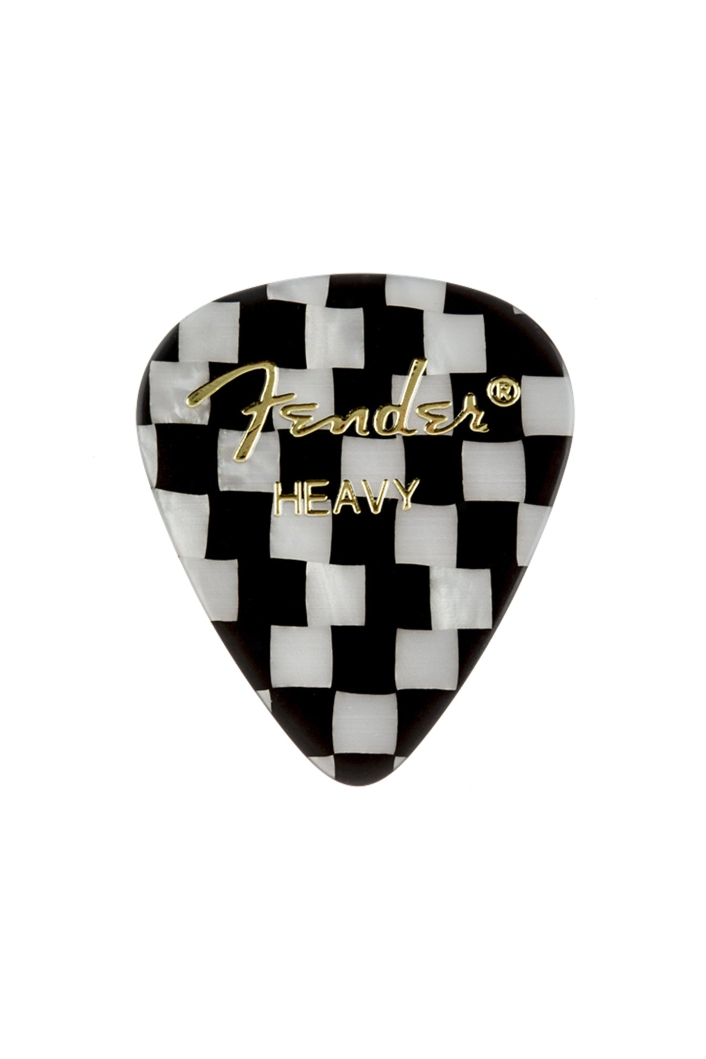 Fender 351 Shape Graphic Picks 12 Pack -Checkerboard