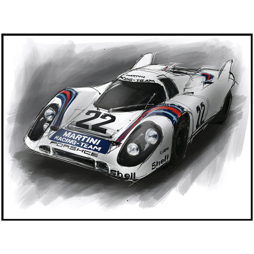 Enrique Napp - Porsche 917 Le Mans Print
