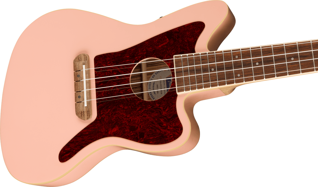 Fender Fullerton Jazzmaster Ukulele - Shell Pink