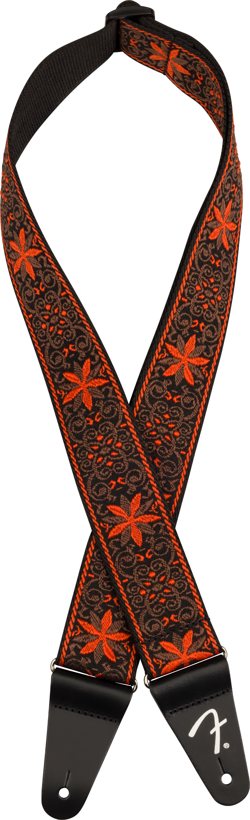 Fender Pasadena Woven Straps - Orange Wallflower