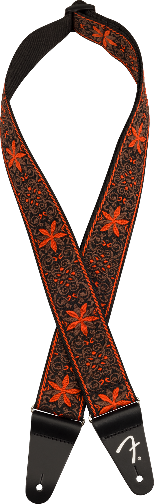 Fender Pasadena Woven Straps - Orange Wallflower