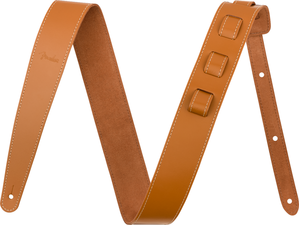 Fender Essentials Leather Strap - Tan