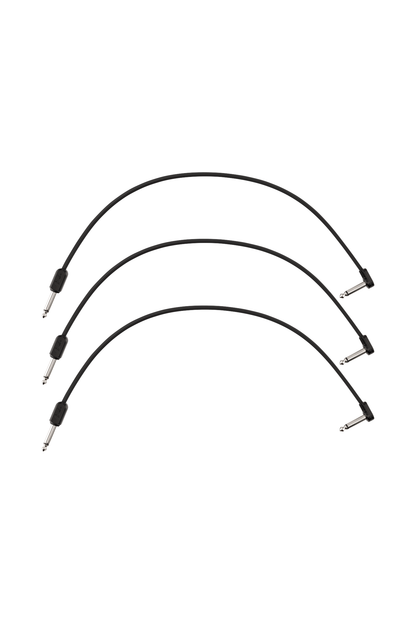 Fender Blockchain Patch Cable 16” 3-Pack - Straight/Angled