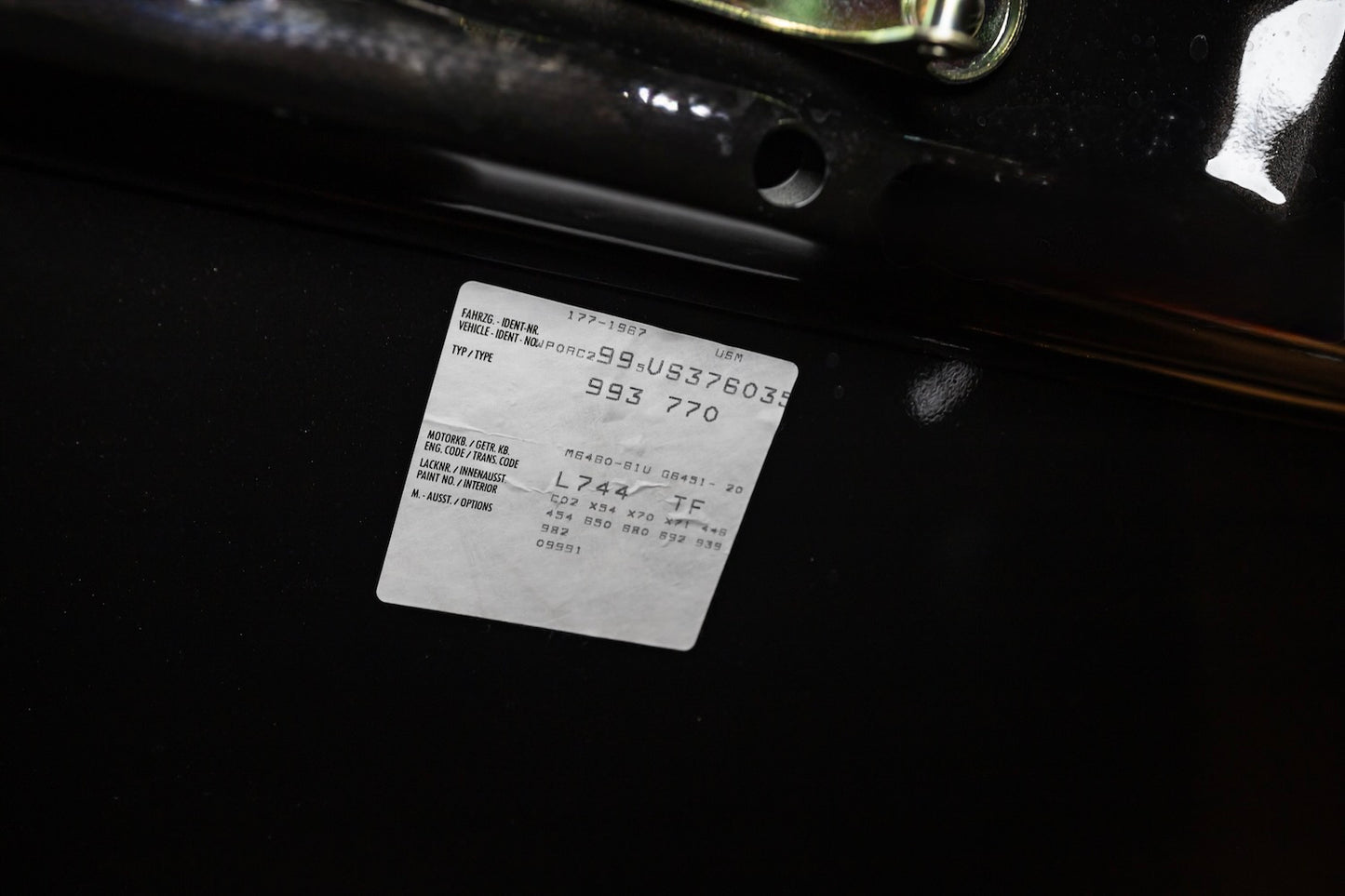 1997 Porsche 911 Turbo | Black Metallic