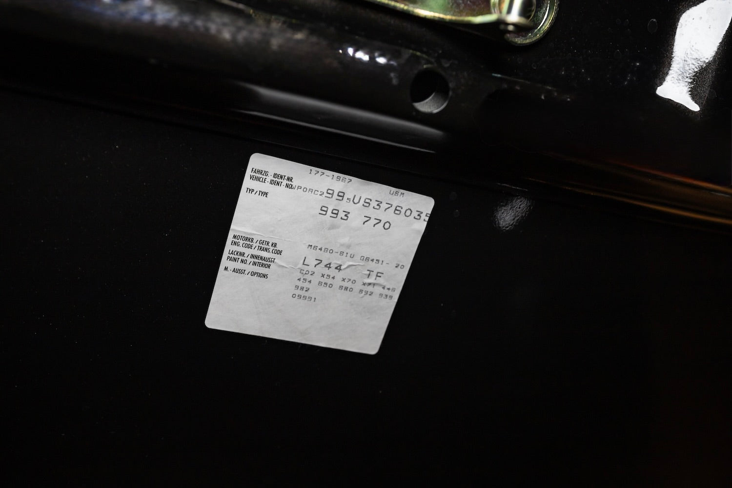 1997 Porsche 911 Turbo | Black Metallic